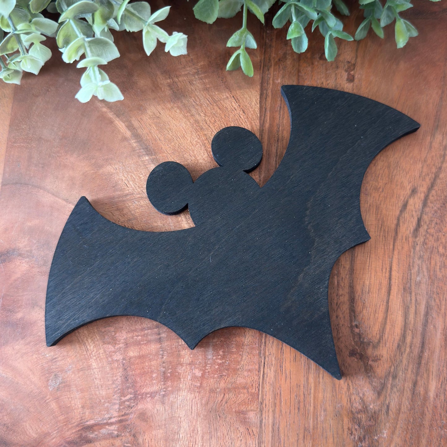 Mouse Bat Wooden Coaster